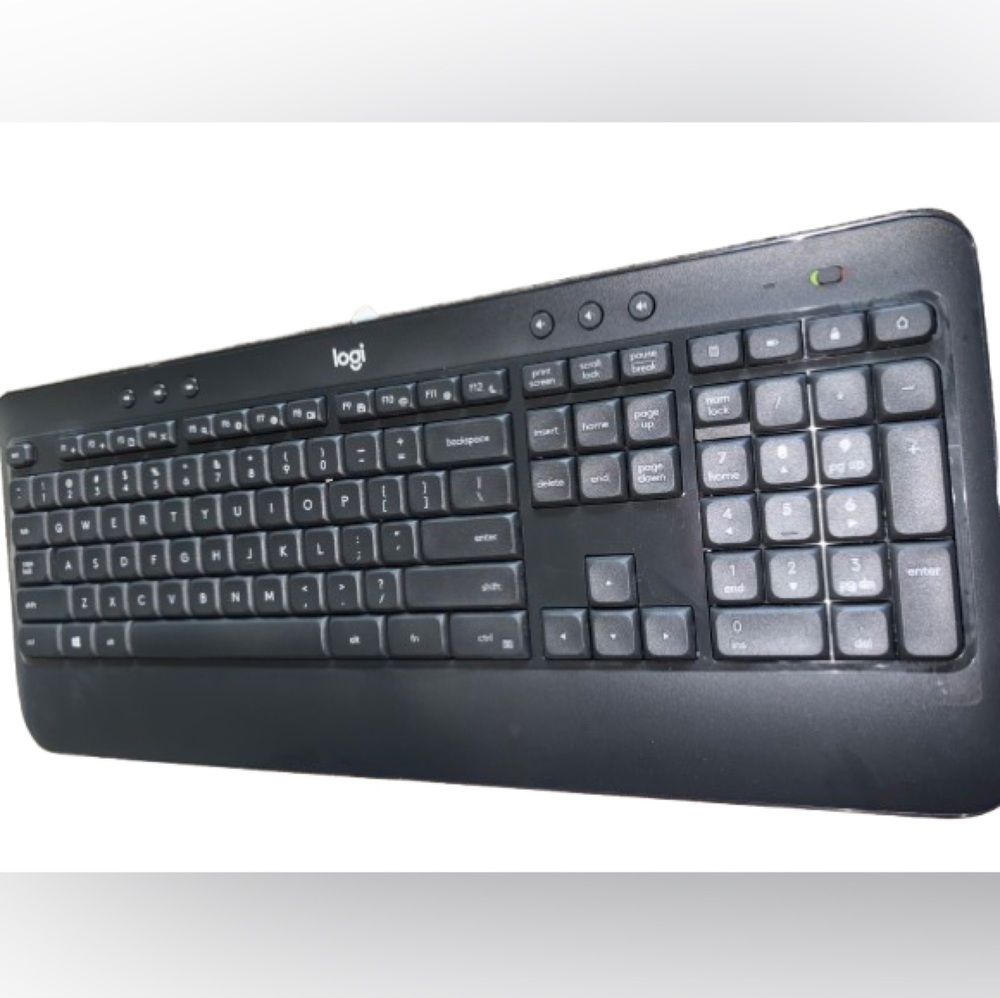 Logitech Black Wireless Keyboard and Mouse Combo NEW - Picture 2 of 5
